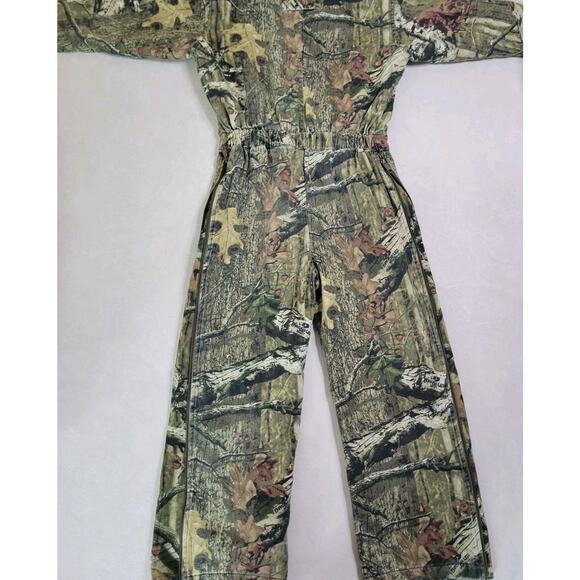 Cabelas Coveralls Kids Youth Medium Brown Camo Break Up Infinity Zip Insulated - Picture 3 of 13